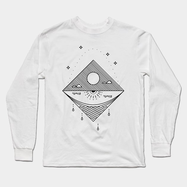 Sunrise Long Sleeve T-Shirt by Delfis